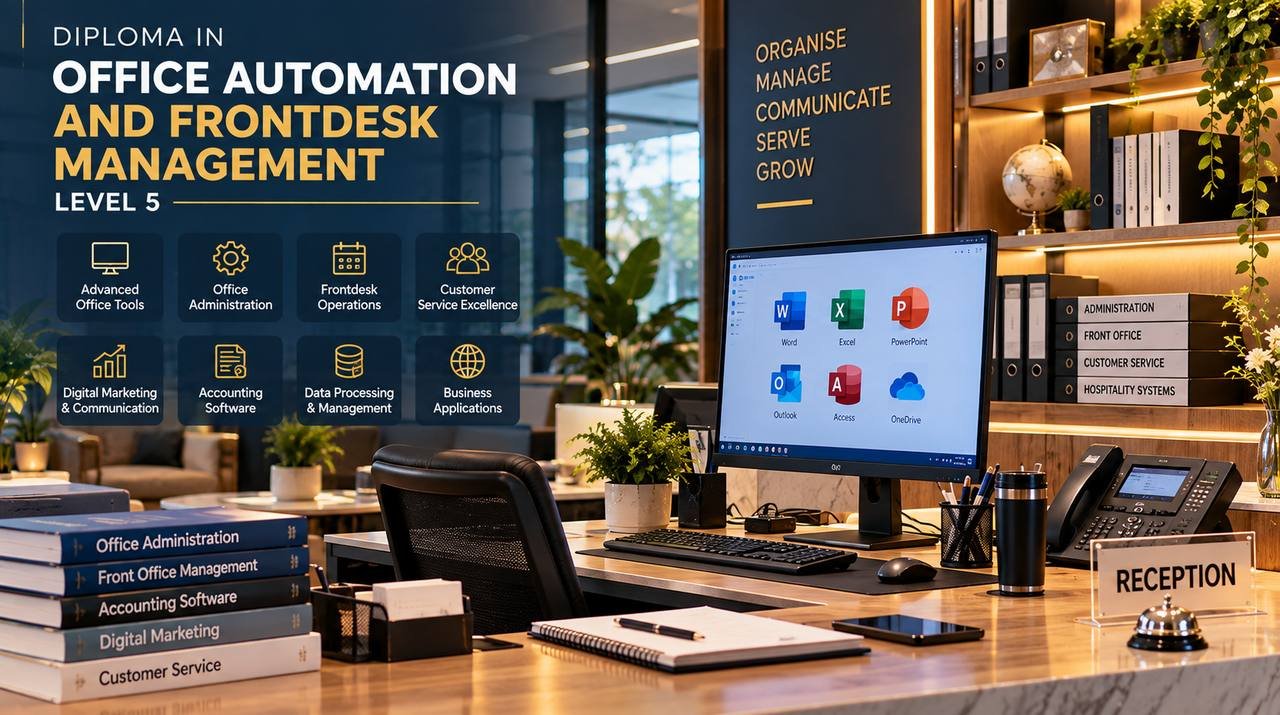 Diploma in Office Automation and Frontdesk Management (Level 5)