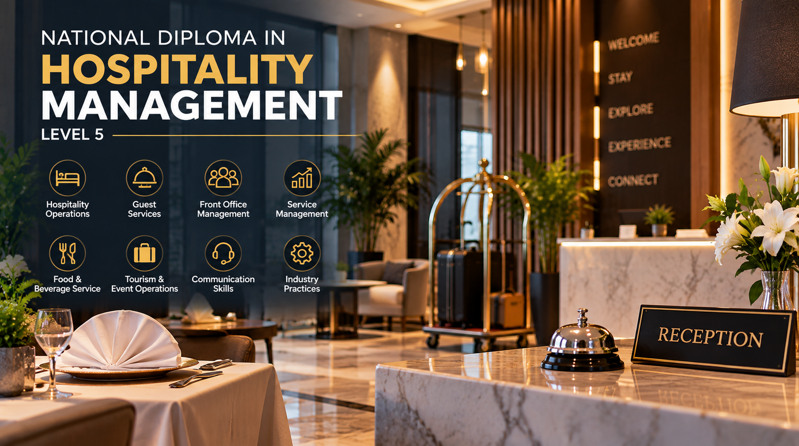 National Diploma in Hospitality Management (Level 5)